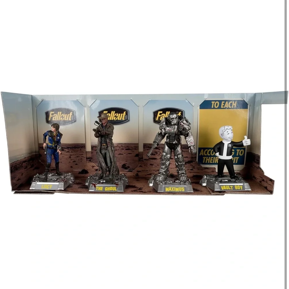 Fallout: Lucy/Maximus/Ghoul/Vault Boy 4 Pack - 6" Figures - BNIB ☣️ - Picture 9 of 15